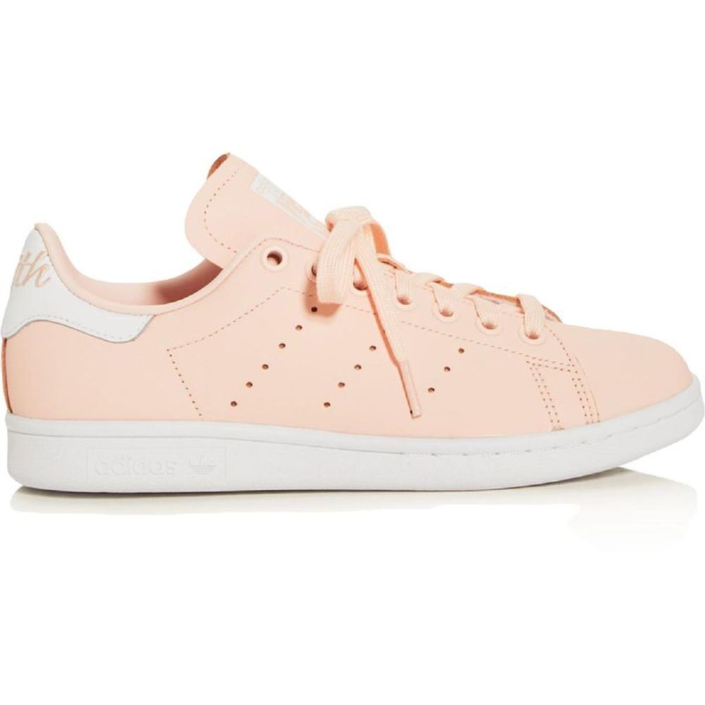 Adidas Womens Stan Smith Pink Leather Casual and Fashion Sneakers Shoes NWT - Picture 2 of 3